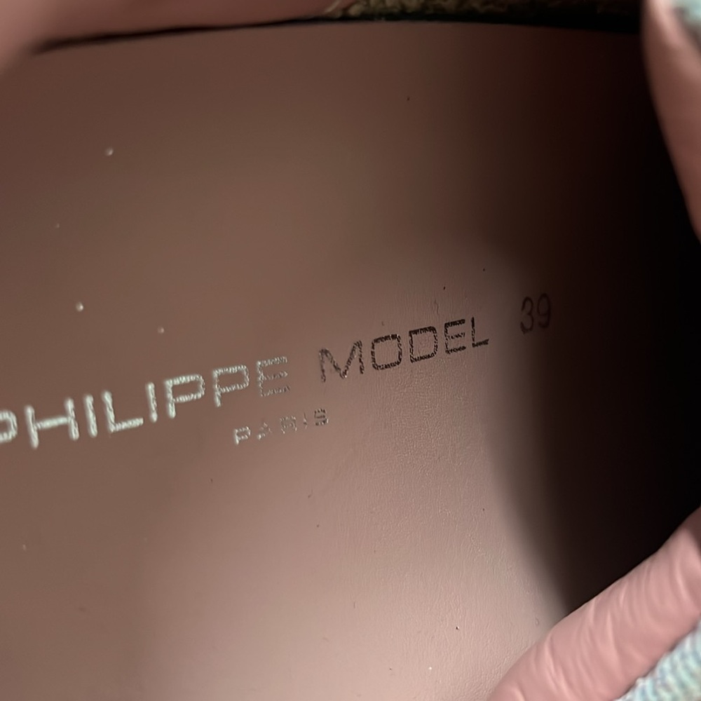Philippe Model Pink Glitter Sneakers - Picture 10 of 13